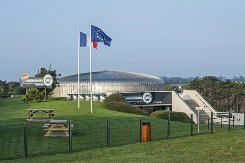 Cinéma circulaire Arromanches 360 Circular Theater about Second World War Two D-Day, Normandy,