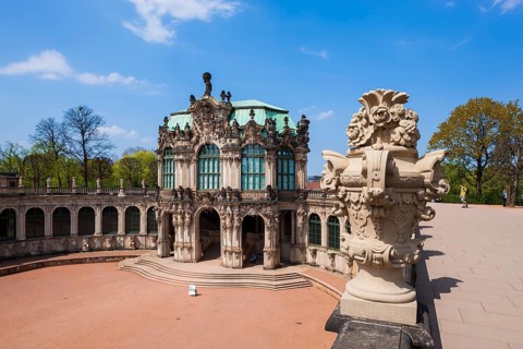 Dresden Zwinger in Spring