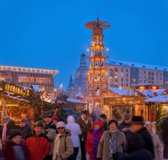 The Striezelmarkt, which has been held since 1434, is the oldest Christmas market in Germany and