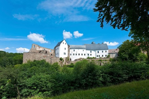 Lauenstein Castle in the Ore Mountains