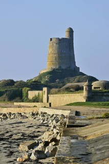 The tower Tour Vauban at Saint-Vaast-la-Hougue, Normandy, France, Europe
