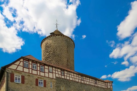 Reichenberg Castle, Staufer castle complex, hilltop castle, historical building, built between 1230