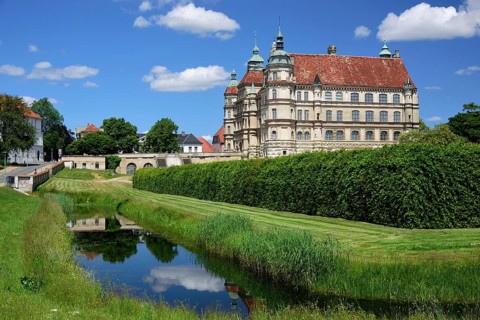 Europe, Germany, Mecklenburg-Western Pomerania, Güstrow, Güstrow Castle, built in the 16th century,