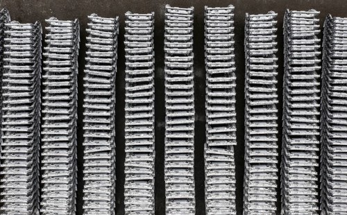 Stamped vehicle parts for the Tesla Y model, Tesla Giga Factory, Grünheide, 28 01 2023