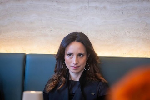 Stephanie Stumph - Press event for the moderation of the SemperOperaball 2024, Dresden, Saxony,