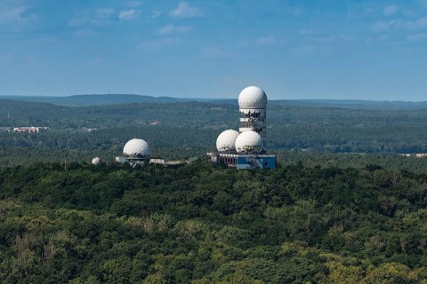 Former American espionage facility on the Teufelsberg, Berlin, Germany, Europe