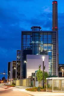 The Lausward natural gas power plant, the most efficient gas and steam turbine power plant in the