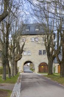 Frauenstein castle ruins and castle in the Ore Mountains, Frauenstein, Saxony, Germany, Europe