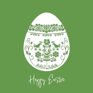 Easter Eggs ornament.Vector emplate for laser cutting, wood carving, paper cut and printing. Vector