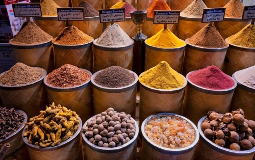 Various spices, Spice Souq, Grand Souq-Bur, Market, Deira, Dubai, United Arab Emirates, VAR, Asia