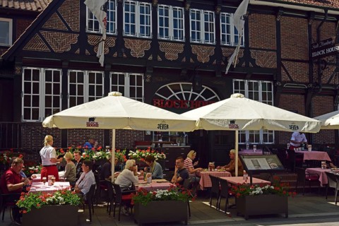 Europe, Germany, Hamburg, district Bergedorf, Sachsentor, pedestrian zone, City, shopping street,