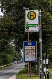 The so-called Green Border, near Straelen Niederdorf, between Germany and the Netherlands, country