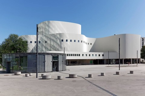 Düsseldorfer Schauspielhaus, architect Berhnhard Pfau, Gustav-Gründgen-Platz, Düsseldorf, North