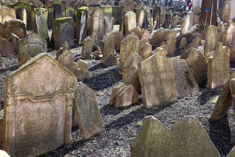 The Old Jewish Cemetery in the Josefov district is one of the most historically significant Jewish