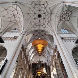 Eusebiuskerk or Grote Kerk, main church of Arnhem, interior view, Province of Gelderland,
