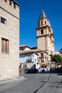 Baroque church of Nuestra Senora de la Expectation, Orgiva, Las Alpujarras, Granada province,