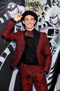 Marc Weinmann at the opening of the Tim Burton exhibition in the Radsetzerei on the RAW site in