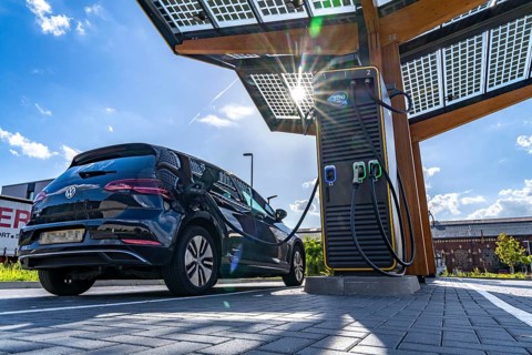 E-fuelling station on the site of the former Lohberg colliery in Dinslaken, 4 300 kW fast-charging