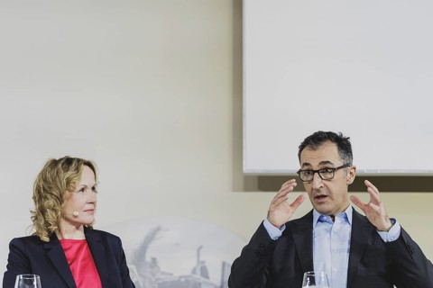 (L-R) Steffi Lemke (Alliance 90/The Greens), Federal Minister for the Environment, Nature