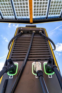 E-fuelling station on the site of the former Lohberg colliery in Dinslaken, 4 300 kW fast-charging