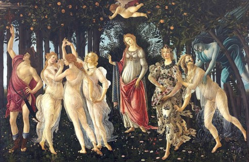 Spring (1480), Spring, Painting by Sandro Botticelli (1 March 1445, 1510), one of the most