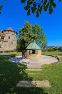 Bohnenberger Observatory, the observatory built around 1814 is located at the cartographic centre