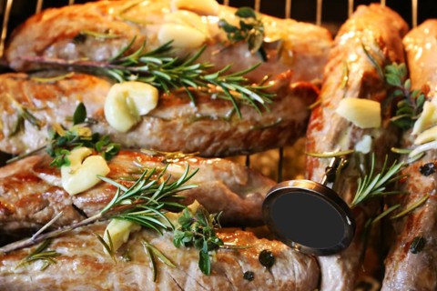 Fillet of Iberico pork in the oven