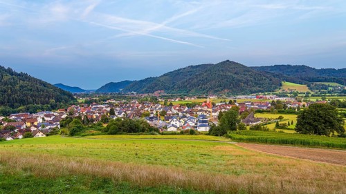 Village, Gutach im Breisgau, Black Forest, Germany, Europe