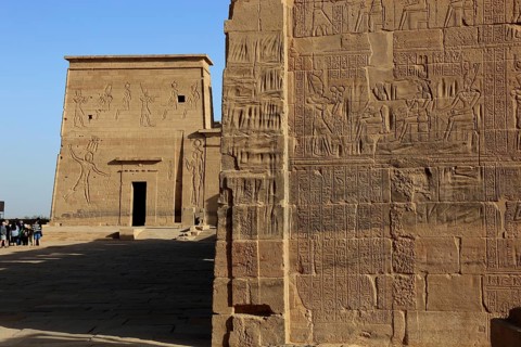 Temple of Isis, Temple of Isis of Philae on the island of Agilkia, part of the temple complex,