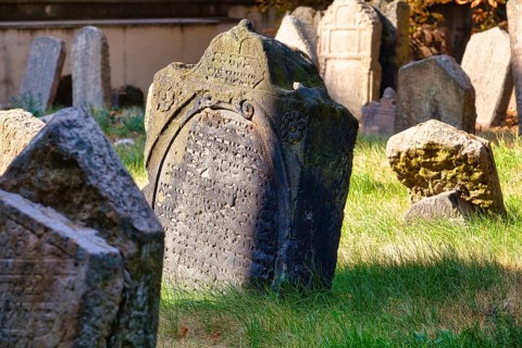 Old Jewish Cemetery, Prague, Czech Republic, Europe