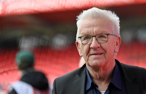 Politician Winfried Kretschmann, Bündnis90 Die Grünen, Minister President of Baden-Württemberg,