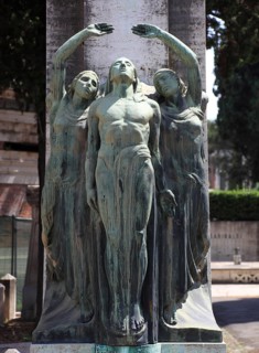 Campo Verano, Cimitero Comunale Monumentale Campo Verano, the largest cemetery in Rome in the