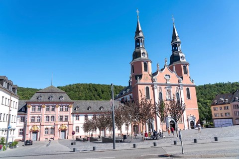 St Salvator's Basilica, in Prüm, Eifel, Rhineland-Palatinate, Germany, Europe