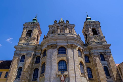 Collegiate Church, Basilica of St Martin and St Oswald, Weingarten, Upper Swabia,