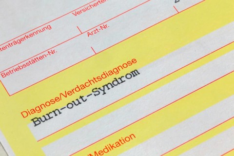 Burn-out diagnosis on a doctor's referral