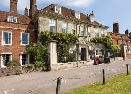 Eighteenth century Georgian architecture of Mompesson House, Cathedral Close, Salisbury, Wiltshire,