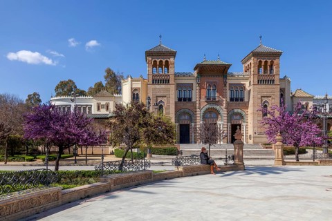 Museum of Popular Art and Customs of Seville in the Mudéjar Pavilion, Plaza de América, María Luisa