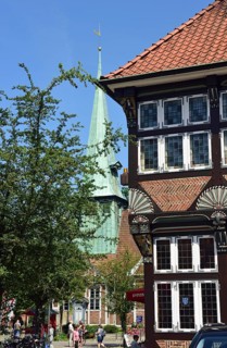 Europe, Germany, Hamburg, district Bergedorf, Sachsentor, pedestrian zone, city, shopping street,