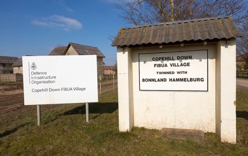 Copehill Down FIBUA village military training area, Fighting In Built Up Areas, Chitterne,