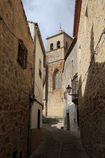 Iglesia de Santa Maria church, in historic medieval town of Trujillo, Caceres province,