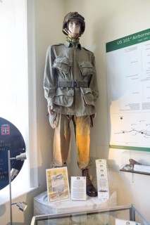 World war two military display at Littlecote House Hotel, Hungerford, Berkshire, England, UK, US
