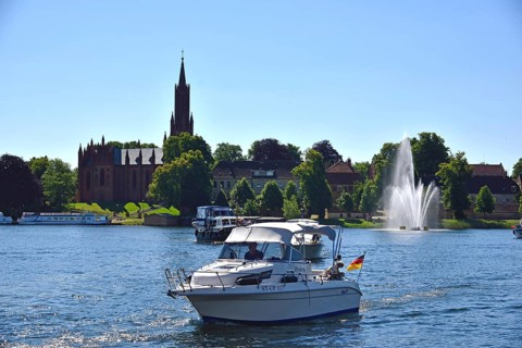 Europe, Germany, Mecklenburg-Western Pomerania, island town Malchow, view to the cultural centre