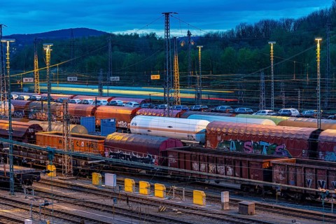 The Hagen-Vorhalle marshalling yard, one of the 9 largest in Germany, is located on the