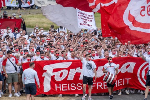 Demonstration against the planned assembly law in North Rhine-Westphalia, in Düsseldorf, various
