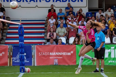 Fistball (Women) : TSV Dennach against TV Jahn Schneverdingen (IFA 2024 Fistball World Tour Finals