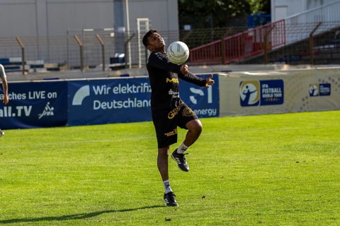 Fistball: TSV Pfungstadt against TV Käfertal (IFA 2024 Fistball World Tour Finals Mannheim,