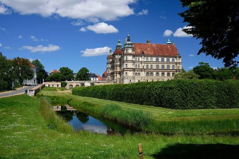 Europe, Germany, Mecklenburg-Western Pomerania, Güstrow, Güstrow Castle, built in the 16th century,