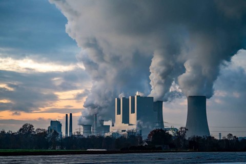 Neurath lignite-fired power plant, near Grevenbroich, power plant units F and G, A-E, thick water