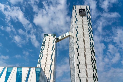 The Bella Sky Hotel, four-star hotel, at the Bella Center complex, Scandinavia's largest exhibition