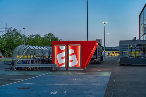 New ATM on the site of a shopping centre in Mülheim-Dümpten, free-standing, should be blast-proof,